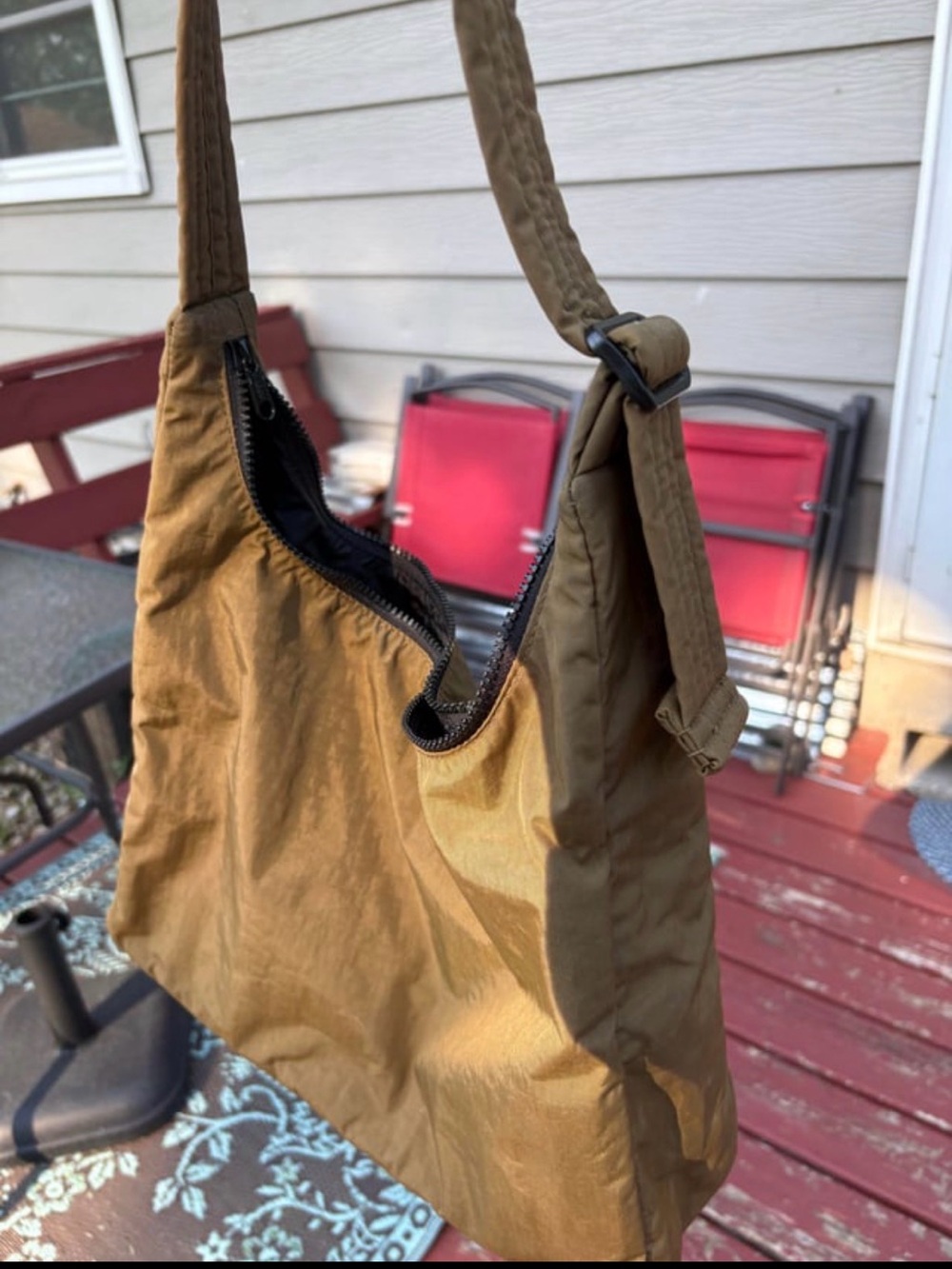 GUC Baggu Regular Shoulder Bag in Seaweed